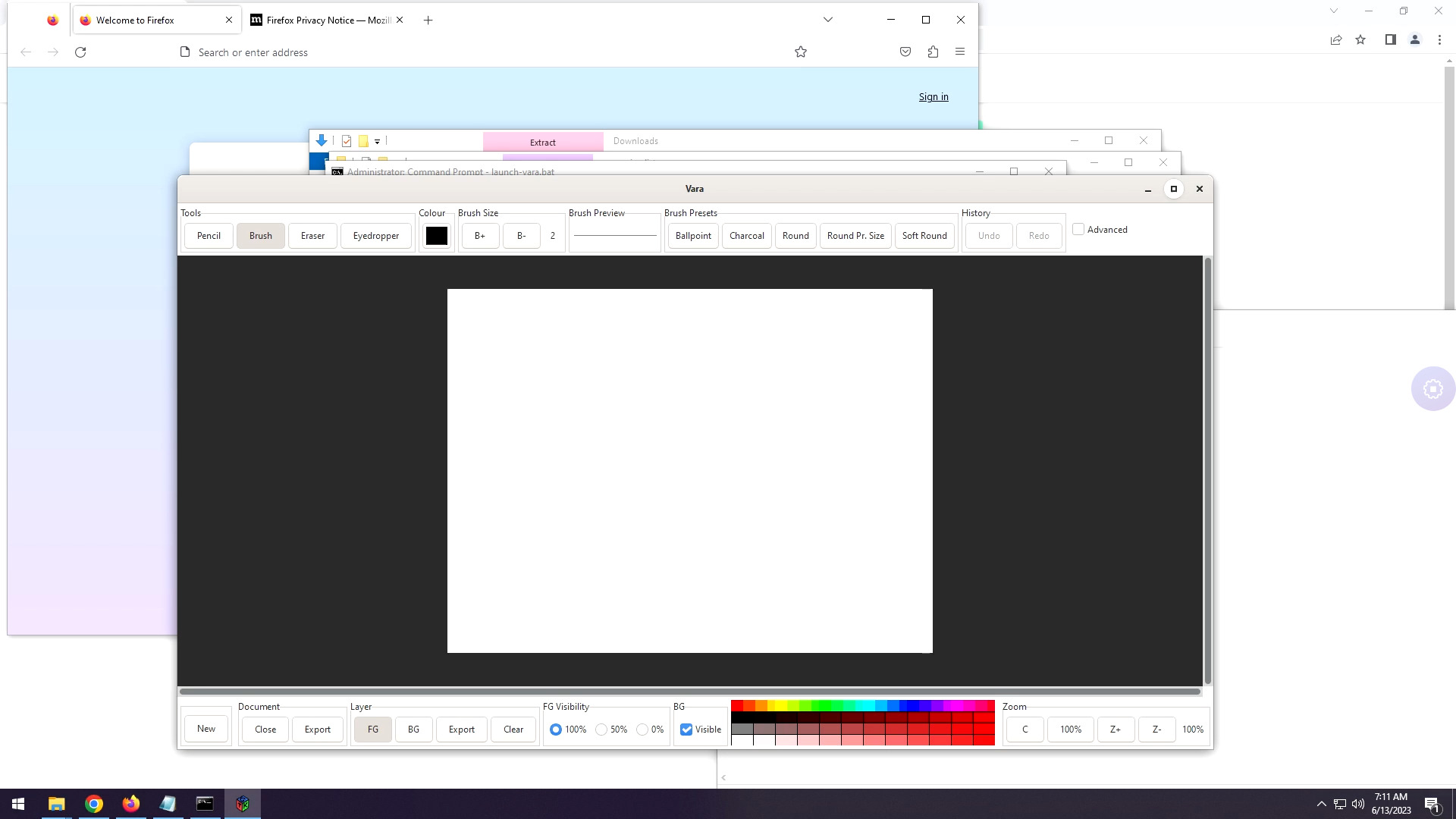 Screenshot of a GTK-based application running on Windows 10